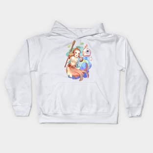 Fanart space mermaid Kids Hoodie